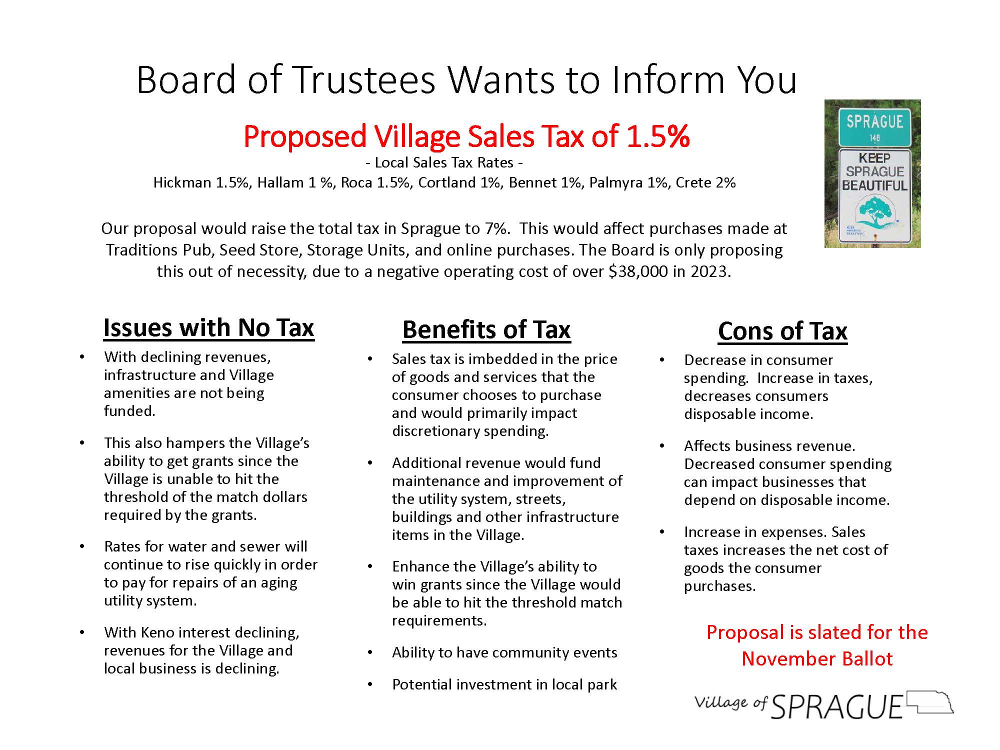 Sales Tax Pamphlet